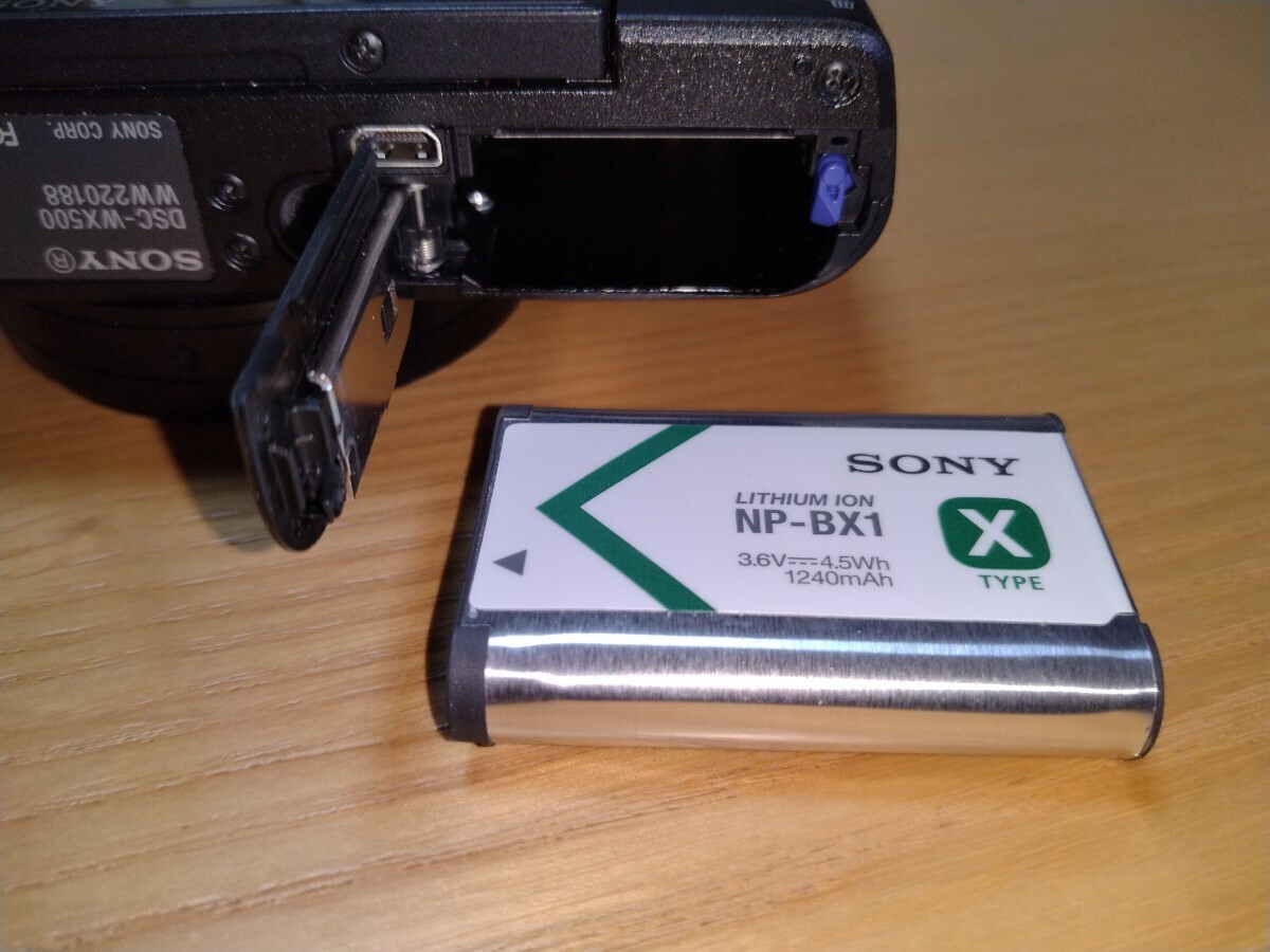SONY Cyber-shot DSC-WX500 コンパクトデジタルカメラ レザーケース付の画像6