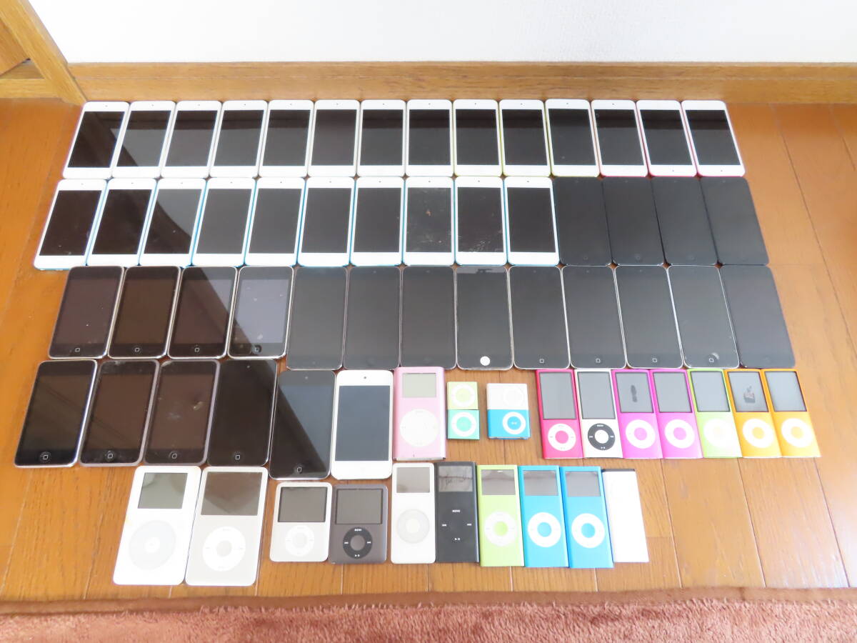 Apple iPod classic shuffle mini nano touch 計69台セット ジャンクの画像1