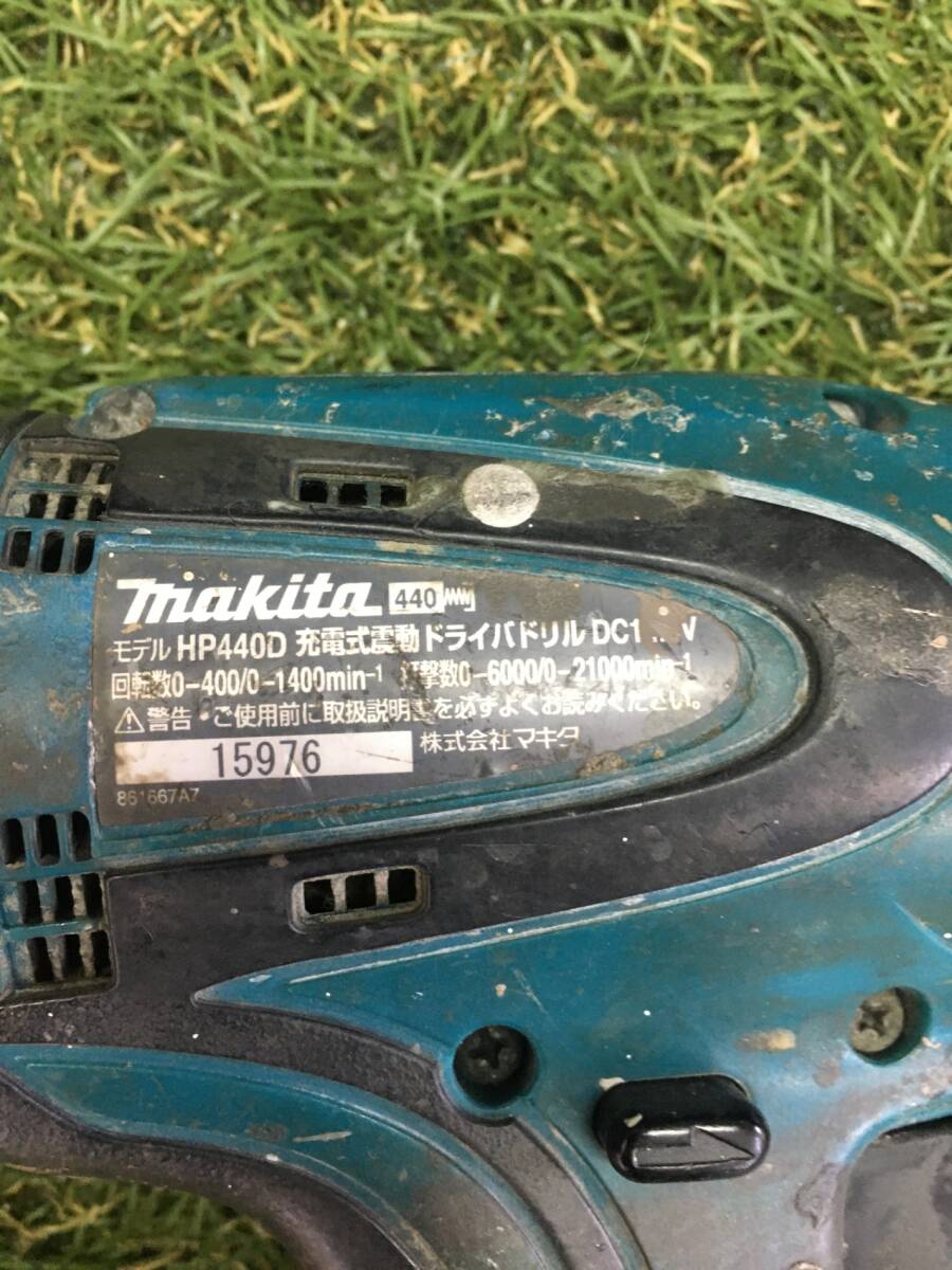 【中古品】makita(マキタ) 14.4v震動ドライバドリル (本体のみ) HP440DZ【※商品詳細必読！】　/　ITXKSDQ67312_画像5