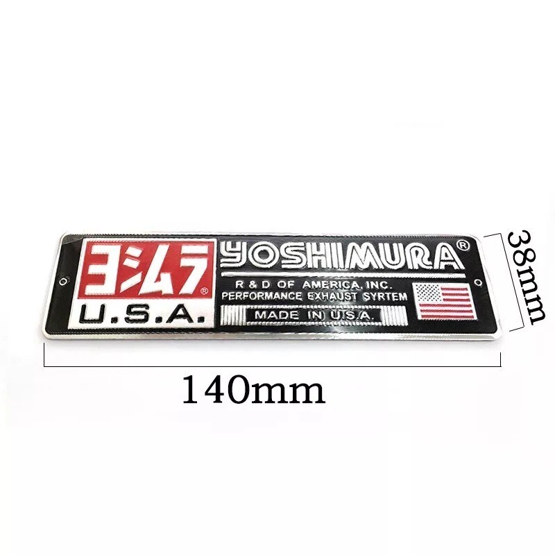 ヨシムラ YOSHIMURA USA 耐熱アルミステッカー 【即決】【送料無料】e_画像3