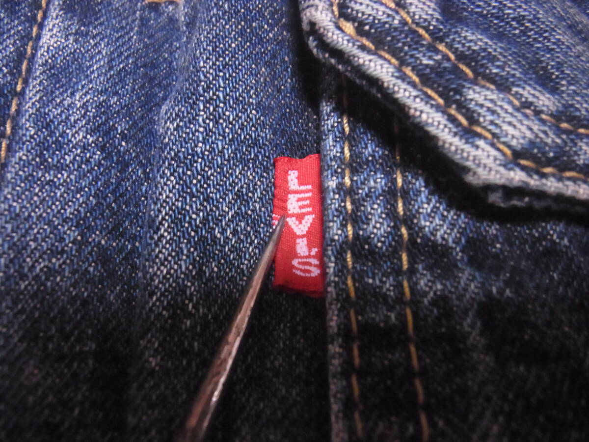 244-176/日本製/90’S/LEVI'S/リーバイス/71507-XX/507/2nd/セカンド/ユーズド加工/デニムジャケット/ジージャン/38_画像3