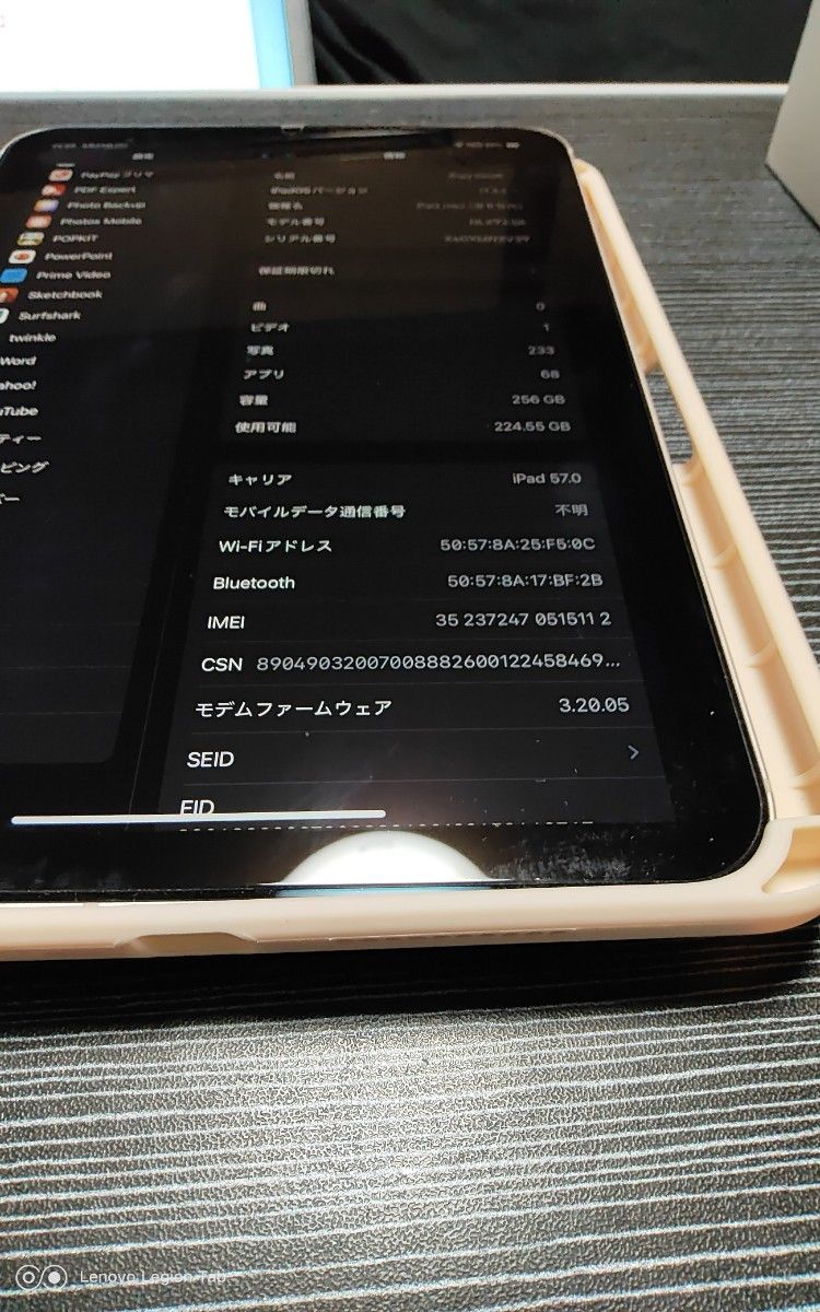 （TAKA66様専用）iPad mini6  Cellular 256GB  SIMフリー おまけ多数