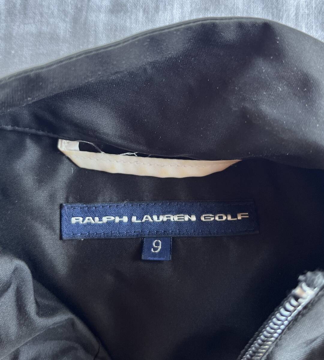 RALPH LAUREN GOLF(ラルフローレンゴルフ) ジップウインドブレーカー 黒 定番 レディース 9 ブルゾンの画像2