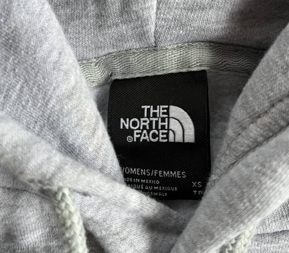 THE NORTH FACE ノースフェイス スウェット パーカー プルオーバー サイズXS グレー 灰色 定番　シンプル