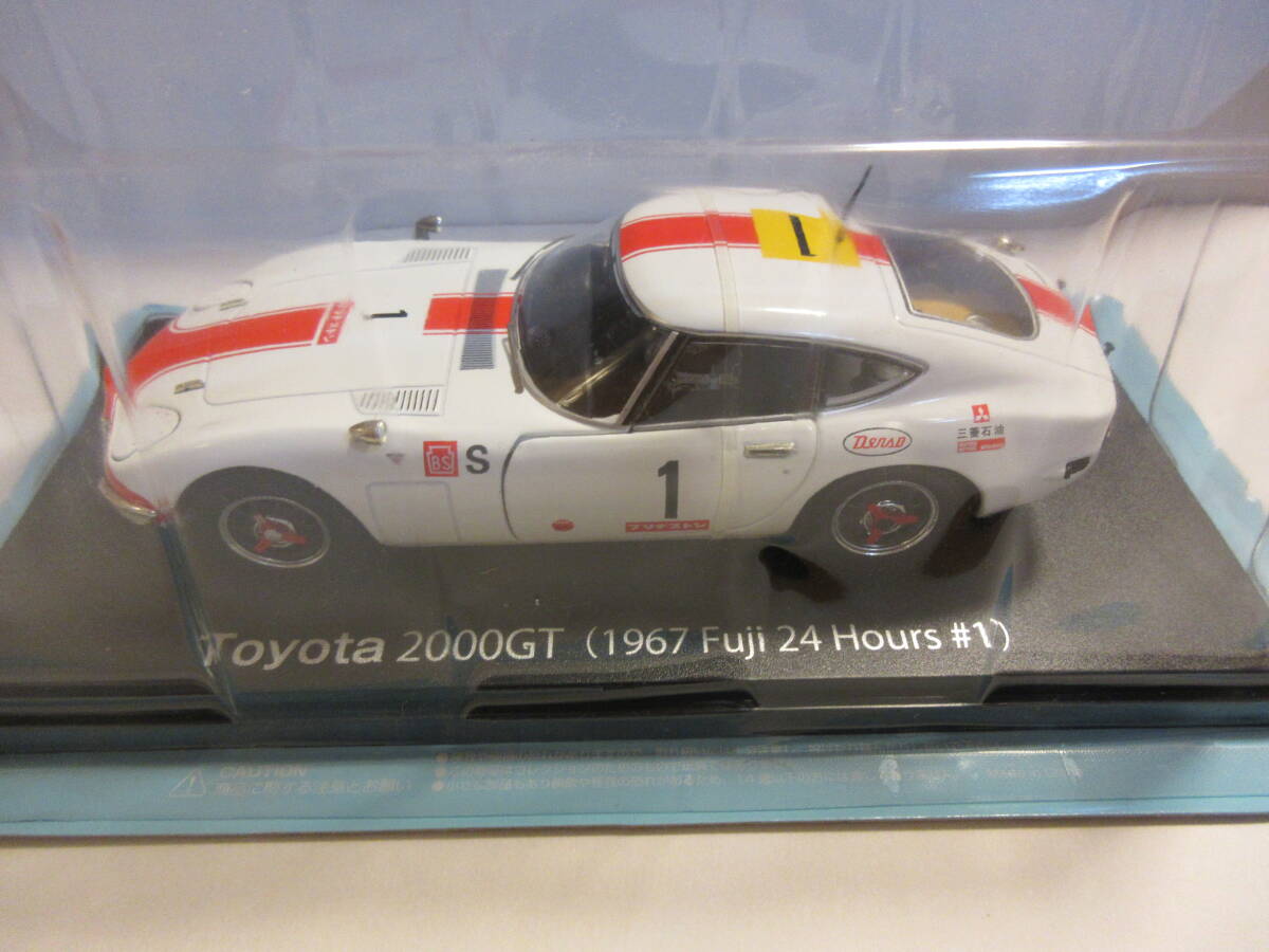未開封 アシェット 国産名車 コレクション 1/24 Toyota 2000 GT (1967 Fuji 24 Hours #1)の画像2