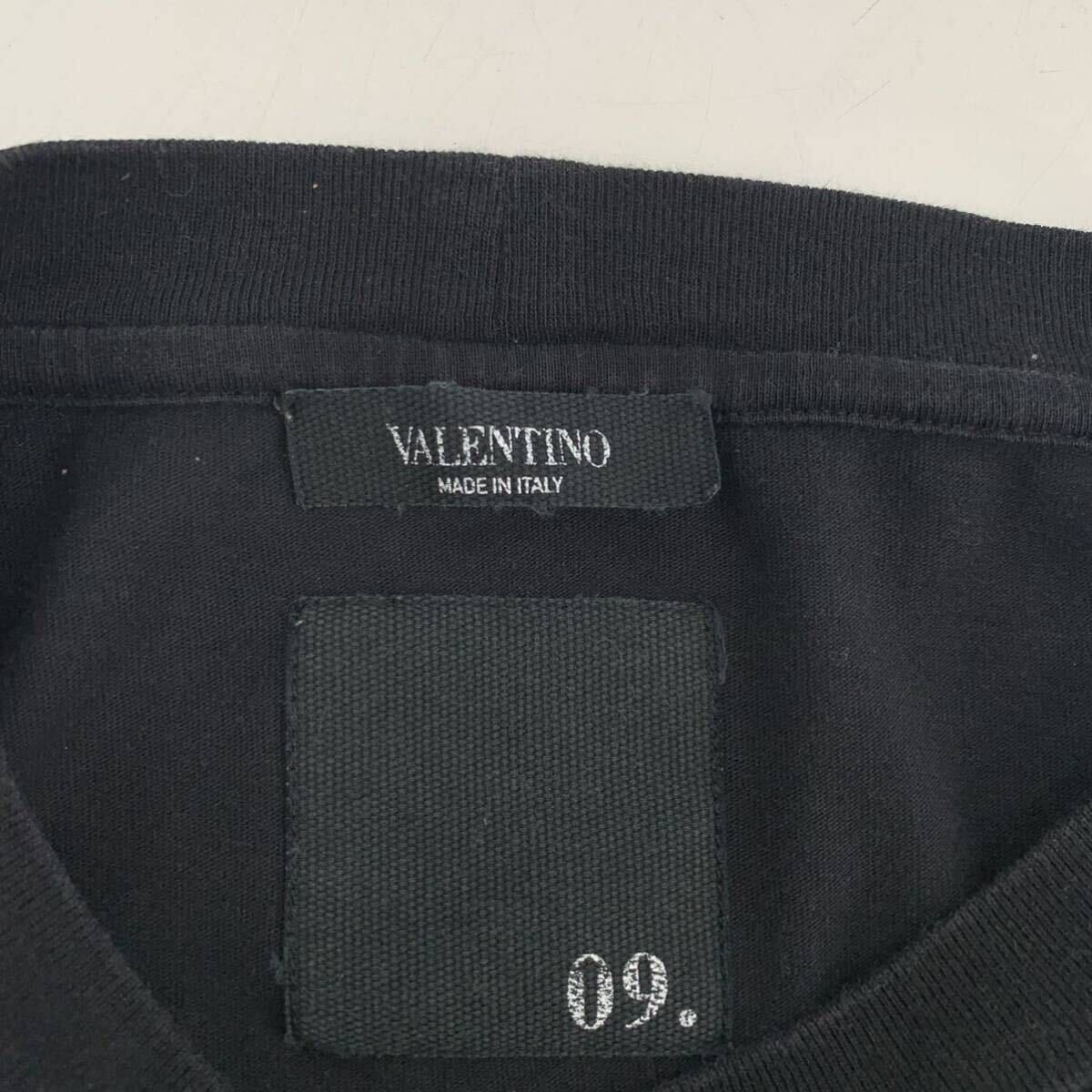 VALENTINO ヴァレンティノ Tシャツ 半袖 ブラック メンズ_画像3