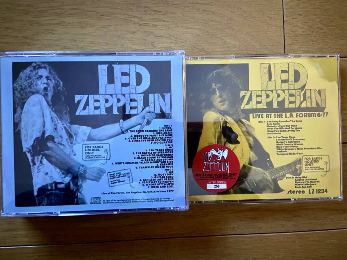 LH盤:Led Zeppelin『FOR BADGE HOLDERS ONLY-JON WIZARDO MASTER CASSETES-』(3CD)の画像1