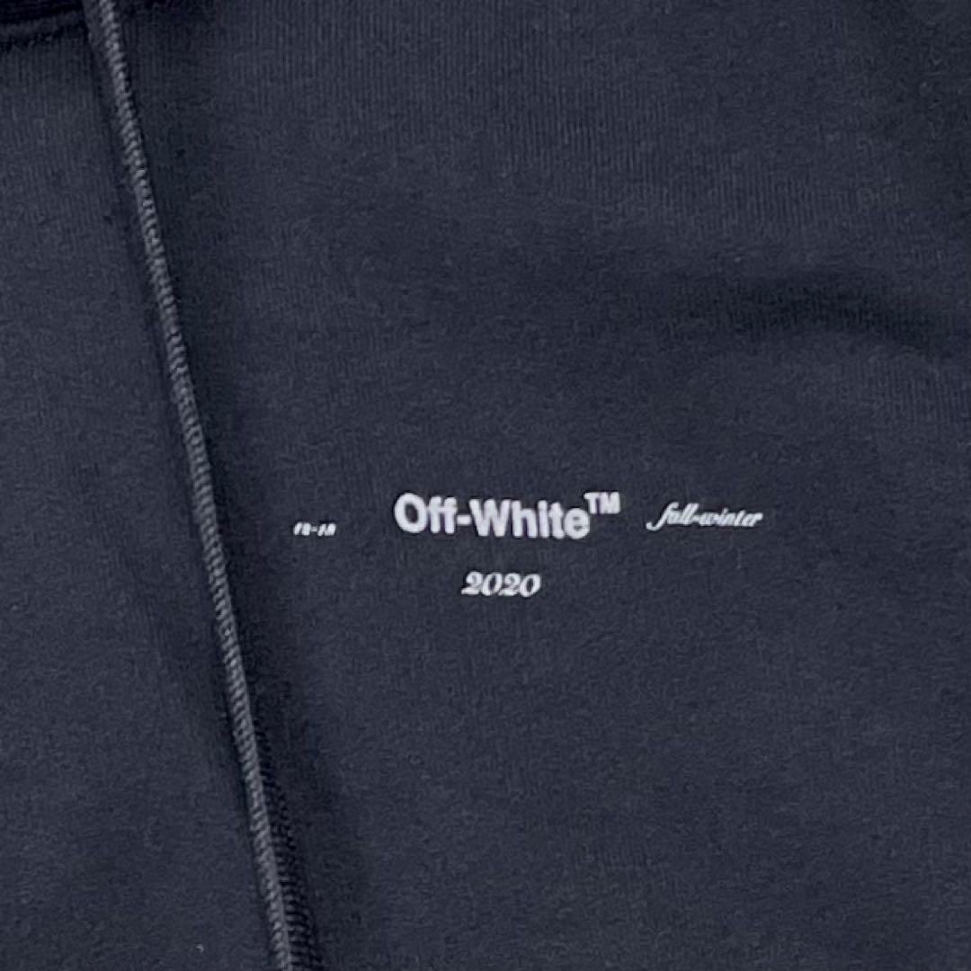 美品 off-white オフホワイト Diag Backbone Hofdie フーディ フーデット フード バックプリント オーバーサイズ 2019 完売 LLの画像7