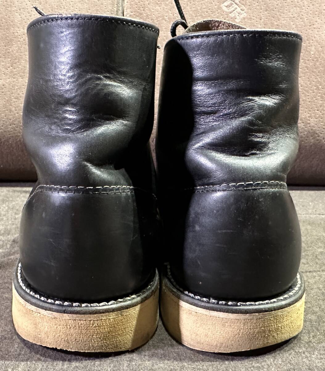 【VINTAGE】REDWING 8165 刺繍羽タグ 90年代 レッドウィング ラウンドトゥ 7.5D だいたい26.0cm【ビンテージ】の画像4