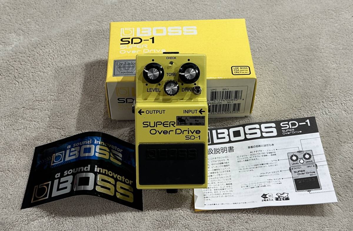 【美品】BOSS SUPER Over Drive SD-1 Dr.Lake MOD ドクターレイク プティックもの 通電OK 使用OK【モデファイ】_画像3