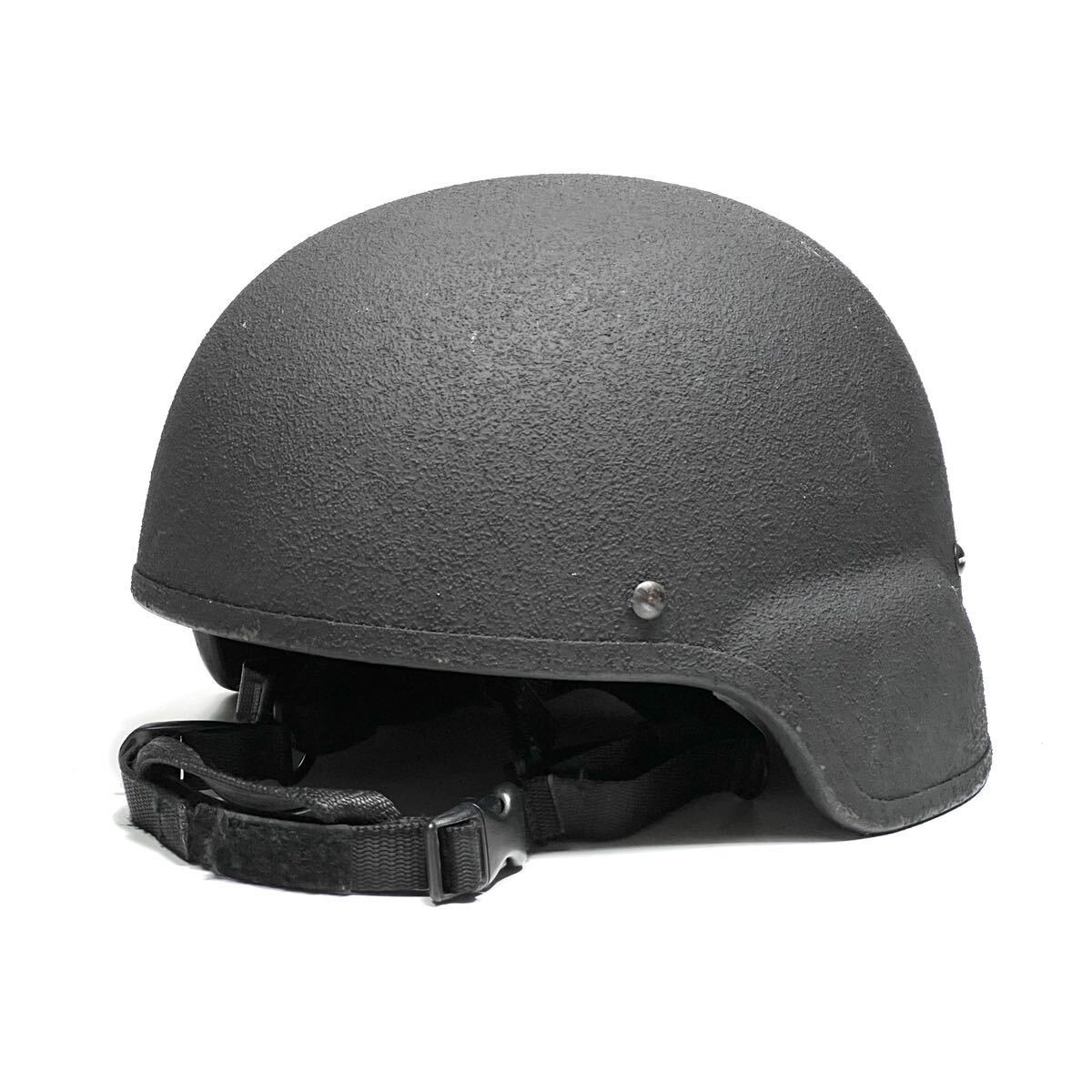 GENTEX TBH (TACTICAL BALLISTIC HELMET) L/BK (検 米軍実物放出品 USAF 空軍 MICH2000 ACH バリスティックヘルメット ブラック STS PJ SFの画像1