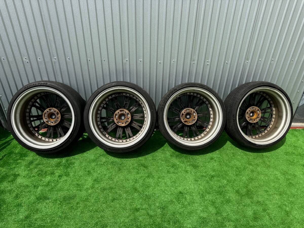 WEDS KRANZE ELABORAR クレンツェ エルアボラ 19インチ 235/35ZR19 215/35ZR19 19X9.0+49 19X8.0 PCD114.3 5H 2022年 ホイール タイヤ 4本の画像6