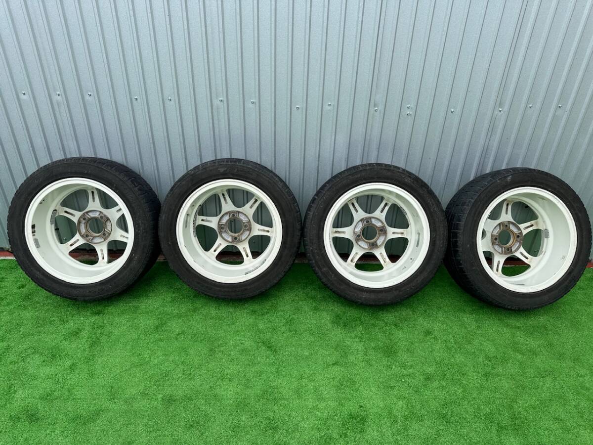 15インチ 185/55R15 15X6 1/2J+42 PCD100 4H ホイール タイヤ 4本 セット。。。の画像6