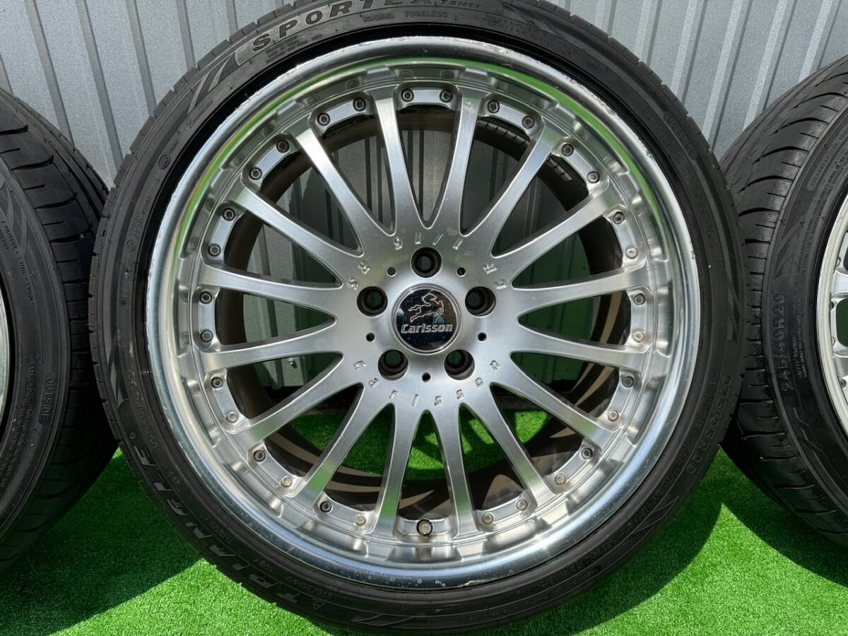 CARLSSON CR1/16RS 深リム レクサス 20インチ 275/35R20 245/40R20 20X9 1/2J+40 20X8 1/2J+35 2022年 5Ｈ PCD120 4本 セット...