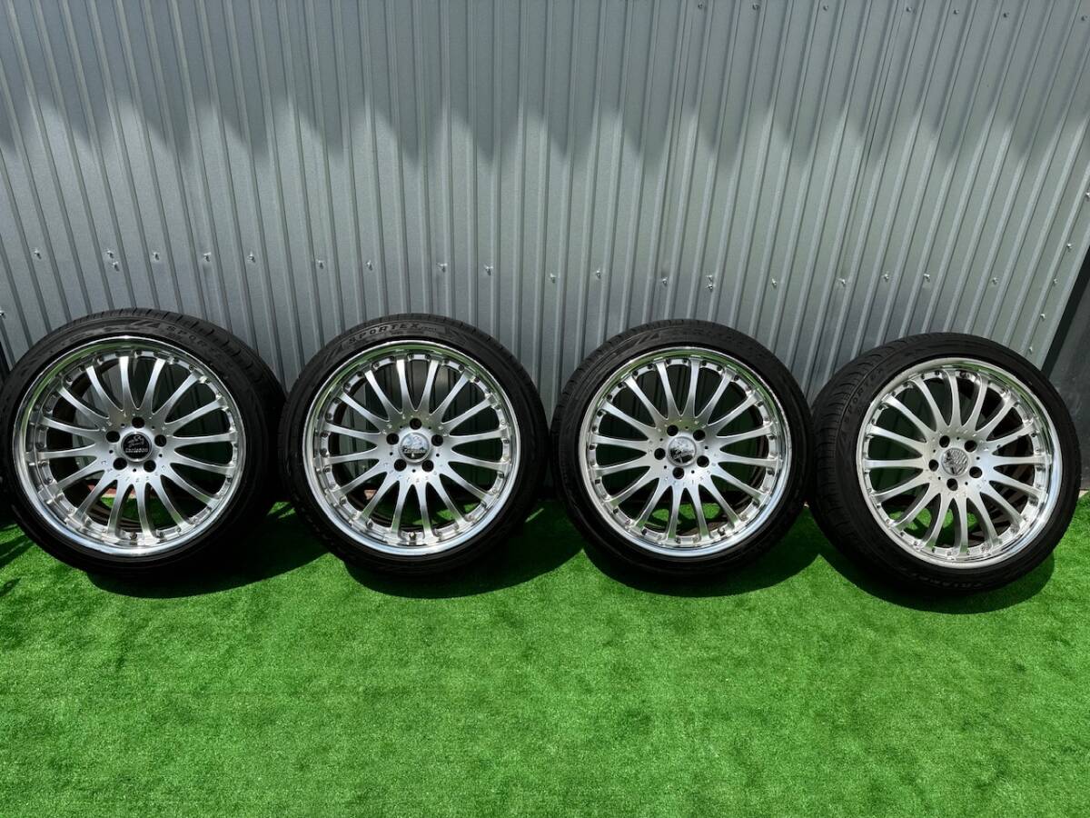 CARLSSON CR1/16RS 深リム レクサス 20インチ 275/35R20 245/40R20 20X9 1/2J+40 20X8 1/2J+35 2022年 5Ｈ PCD120 4本 セット...