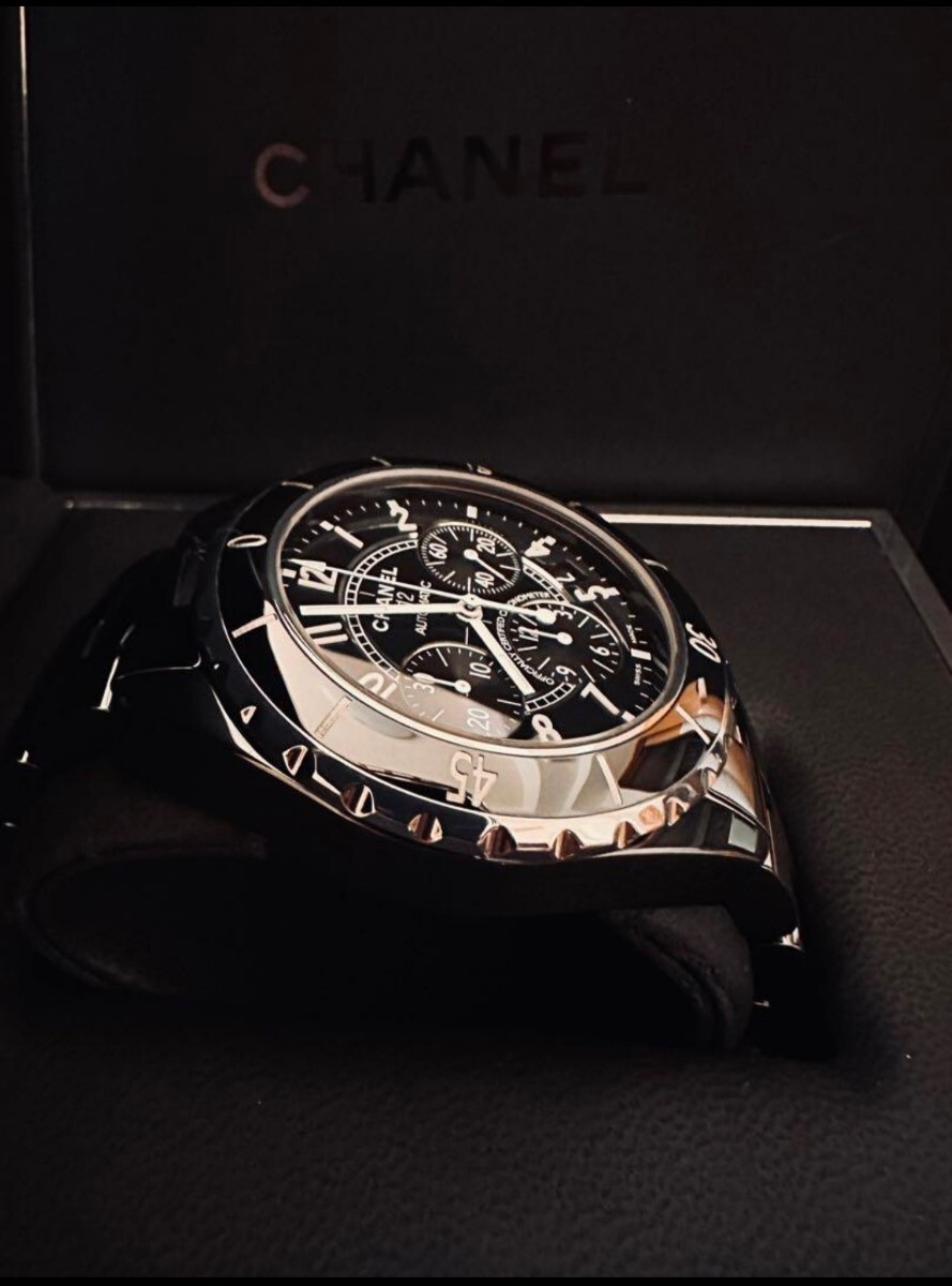 [未使用新古品]CHANEL J12 H0940 クロノグラフの画像4