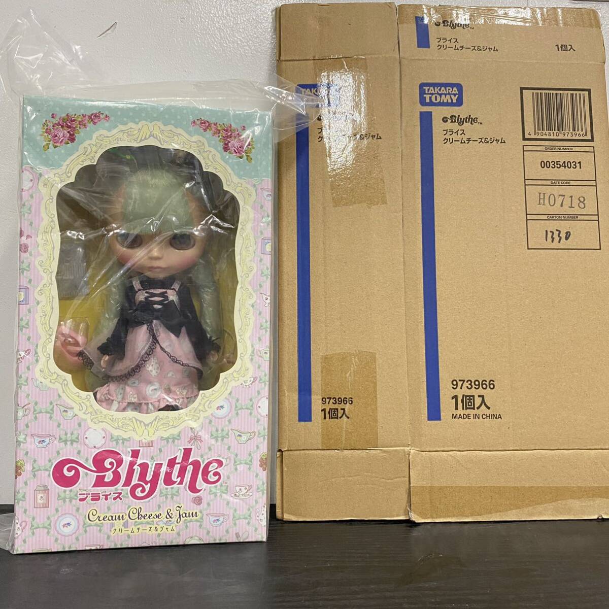 VV176 人形 タカラトミー Blythe ブライス クリームチーズ&ジャム 未開封