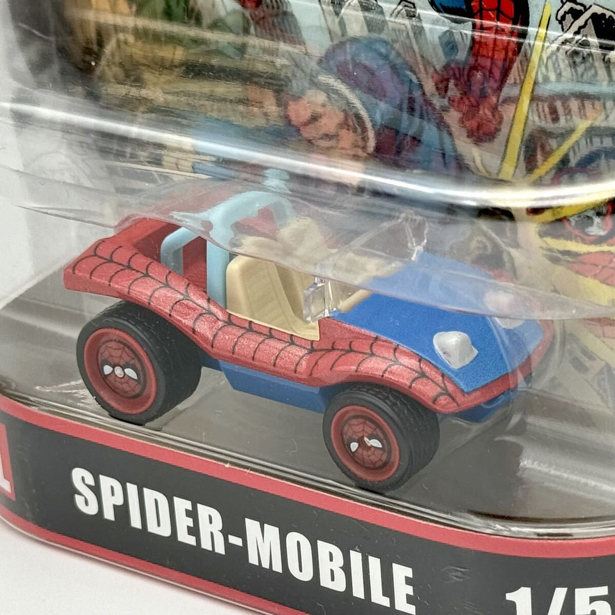 【HW】 スパイダー モービル スパイダーマン (赤) 2018 Replica Entertainment MARVEL Spider-Mobile Spider-Man HotWheels ホットウィールの画像1