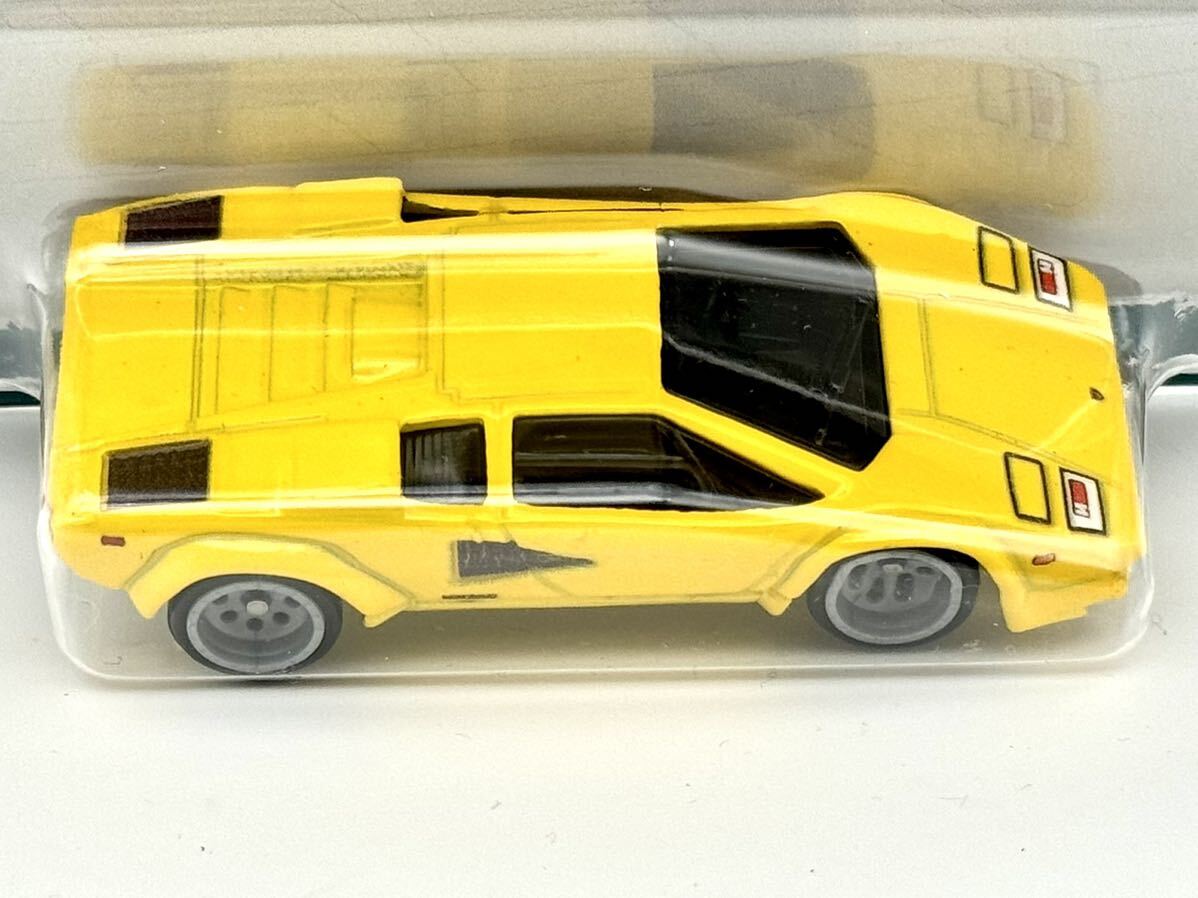 【HW】 ランボルギーニ カウンタック LP 5000 QV (黄) CAR CULTURE Spettacolare Lamborghini Countach ホットウィール HotWheels の画像3