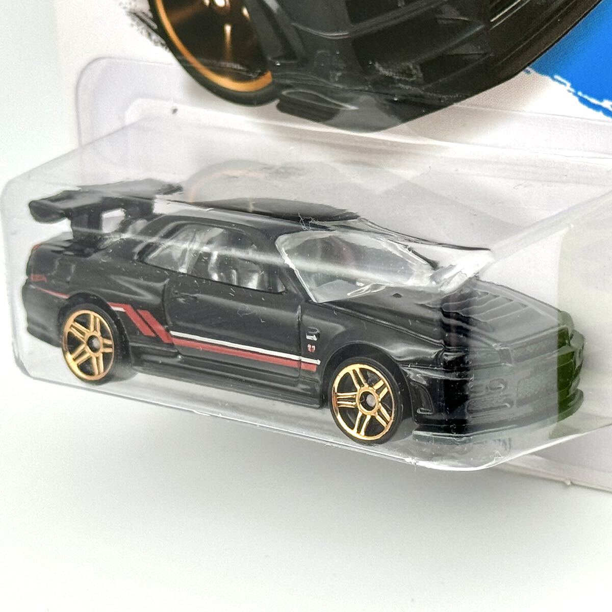 【HW】 ニッサン スカイライン GT-R (R34) (黒) 2014 BASIC Nissan Skyline ホットウィール HotWheels_画像1