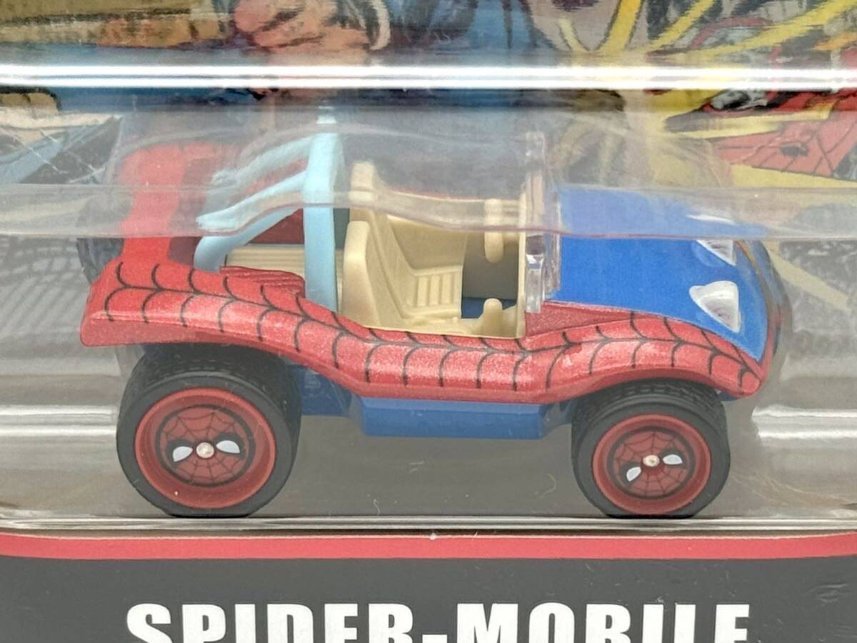 【HW】 スパイダー モービル スパイダーマン (赤) 2018 Replica Entertainment MARVEL Spider-Mobile Spider-Man HotWheels ホットウィールの画像3