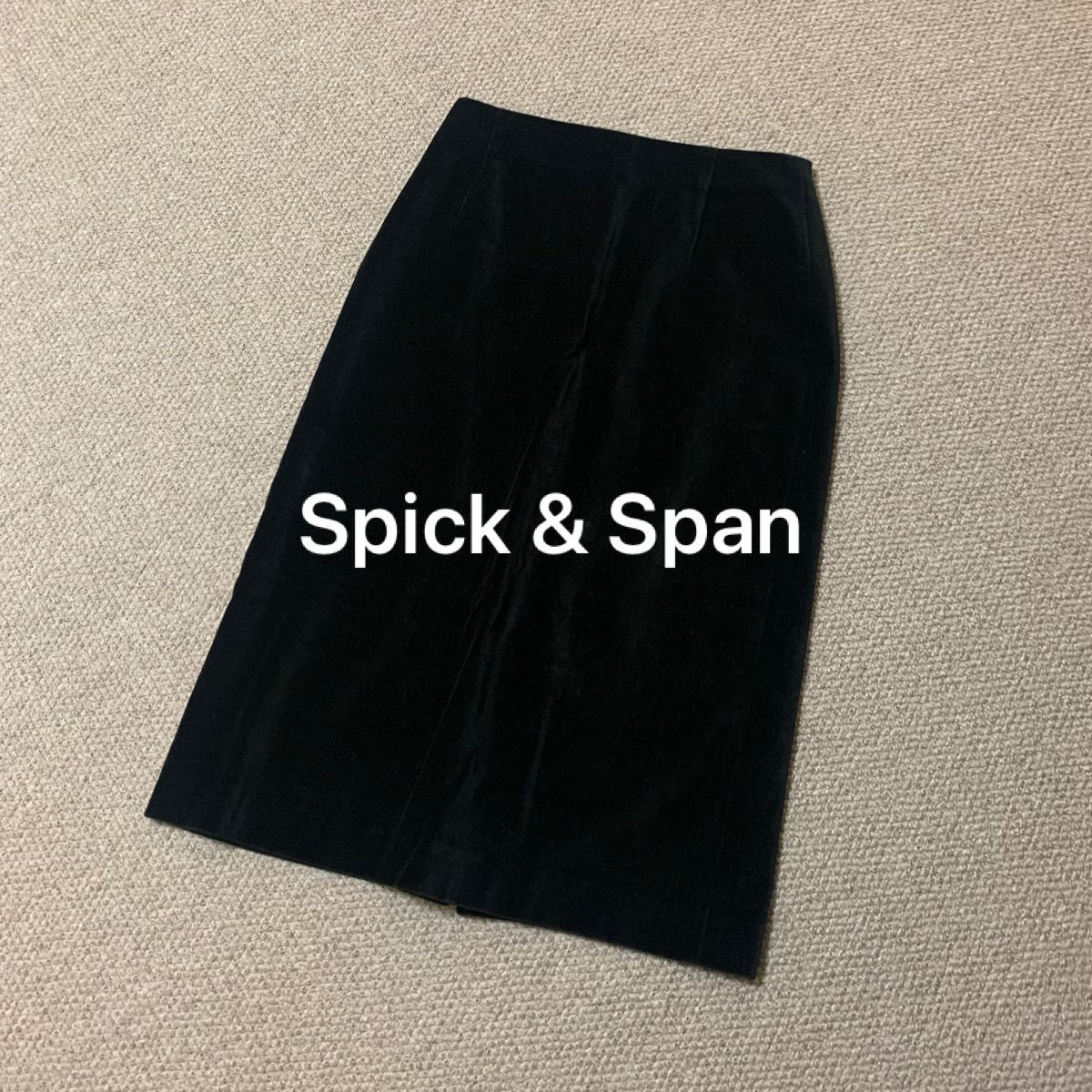 スピック&スパン Spick&Span ベロア スカート レディース 38 