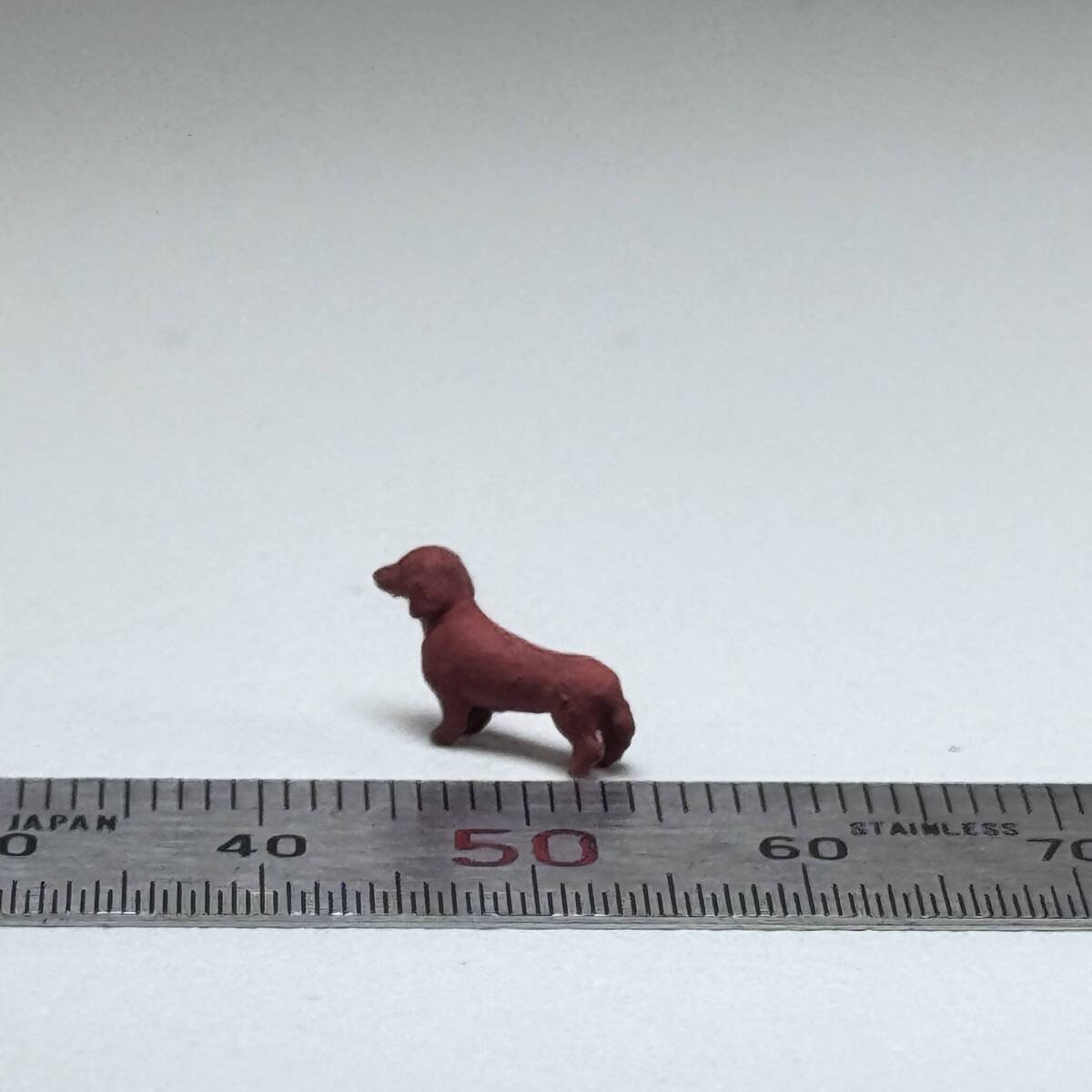【MP-091】1/64 スケール ダックスフント スムース レッド イヌ 犬 ペット フィギュア_画像4