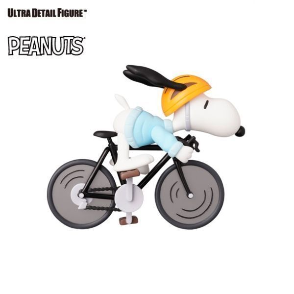 即決★UDF PEANUTS シリーズ14【BICYCLE RIDER SNOOPY】ピーナッツ★メディコム・トイ★自転車スヌーピー_画像1