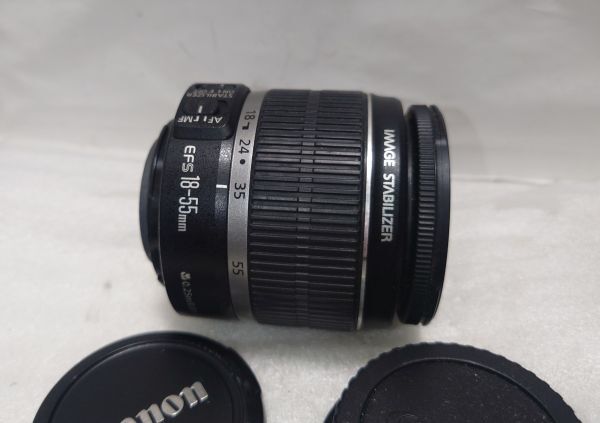 ★快調！美品★CANON キヤノン EF-S 18-55mm F3.5-5.6 IS★完動品★の画像2