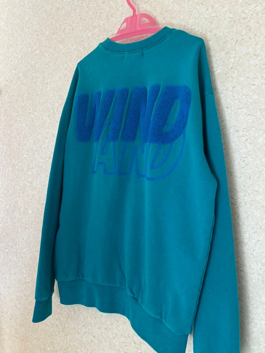 SEA CHENILLE EMB SULFUR CREW NECK M|