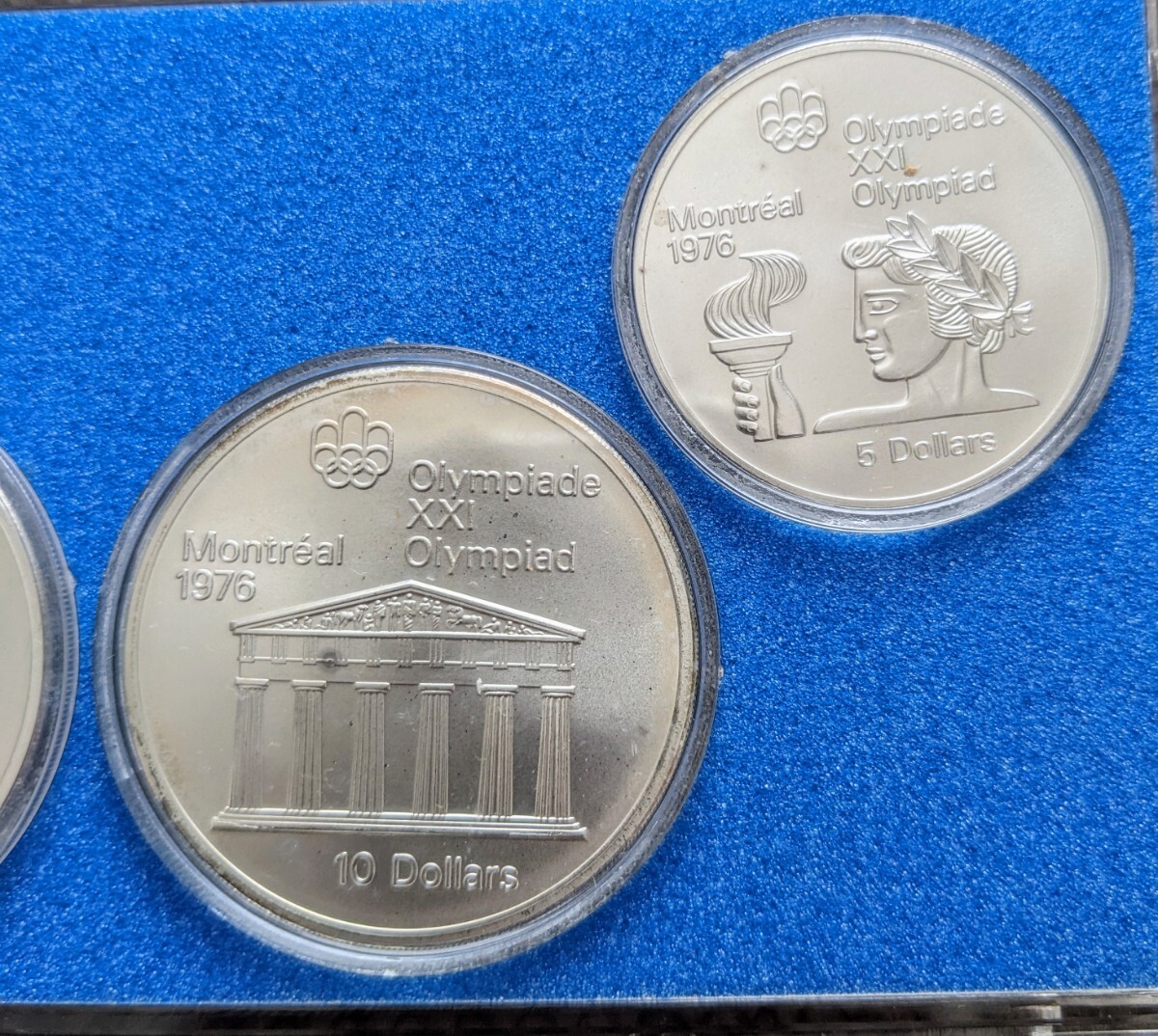 モントリオール オリンピック 記念銀貨 4枚セットの画像4