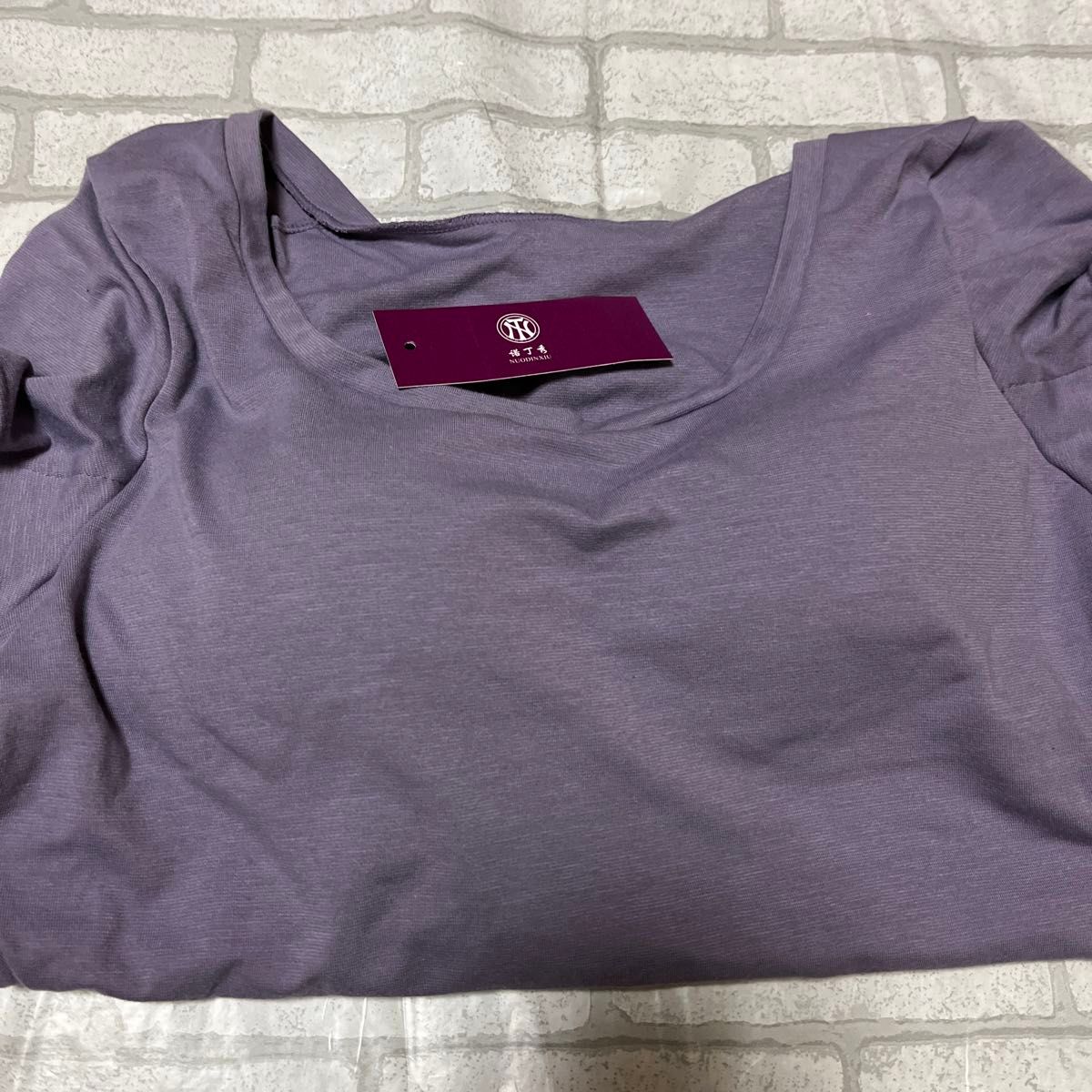 タンクトップ　ヨガウエア　半袖Tシャツ　伸縮　汗取りパッド付き　レギンス　セット　紫　 ストレッチ カットソー　スパッツ　黒　