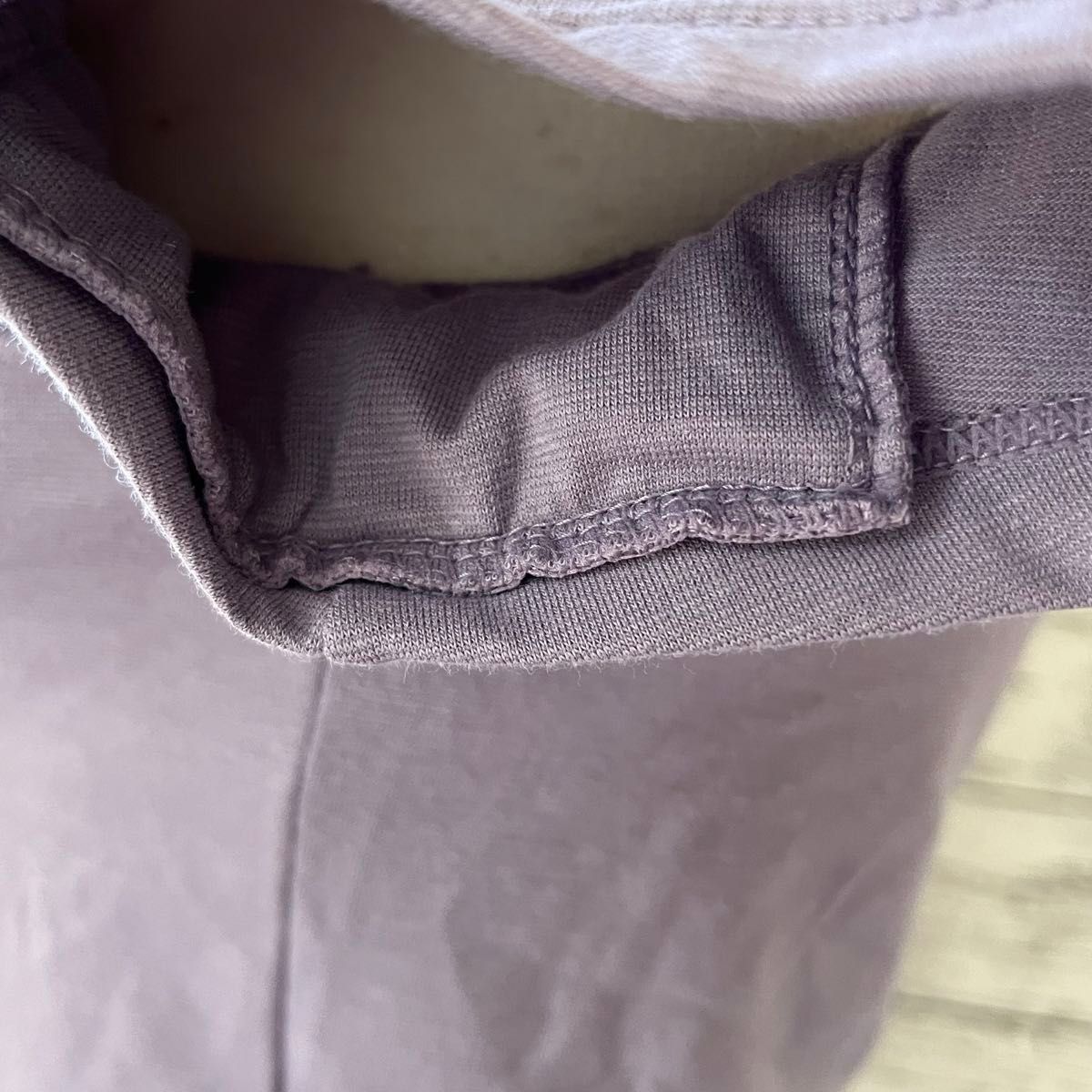 タンクトップ　ヨガウエア　半袖Tシャツ　伸縮　汗取りパッド付き　レギンス　セット　紫　 ストレッチ カットソー　スパッツ　黒　