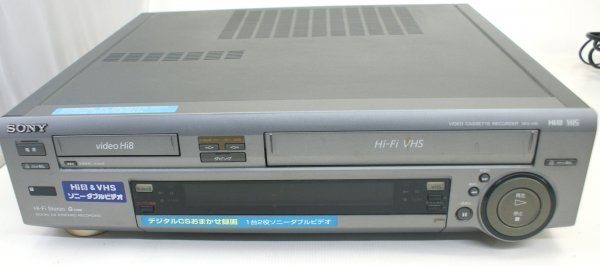 SONY ソニー WV-H5 Hi8/VHS ビデオデッキ 通電確認済みの画像1