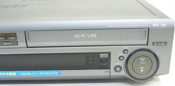 SONY ソニー WV-H5 Hi8/VHS ビデオデッキ 通電確認済みの画像3