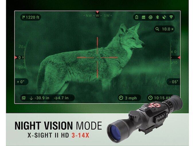 ATN X-Sight II HD3-14X night vision digital camera scope 