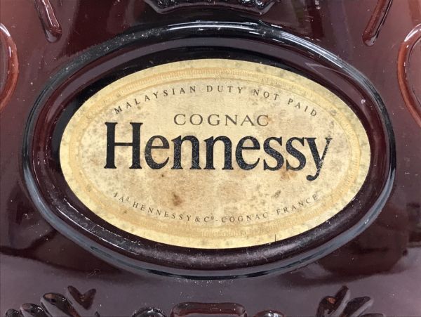 E001 未開栓 古酒 Henessy ヘネシー X.O コニャック COGNAC ブランデー 金キャップ グリーンボトル 700ｍl 40度 洋酒の画像4