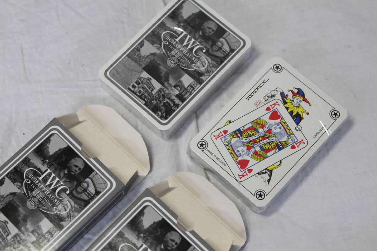 【0422C】IWC SCHAFFHAUSEN シャフハウゼン カードゲームセット Texas Hold'em Poker カード未開封 3.5kg 中古現状品 の画像6