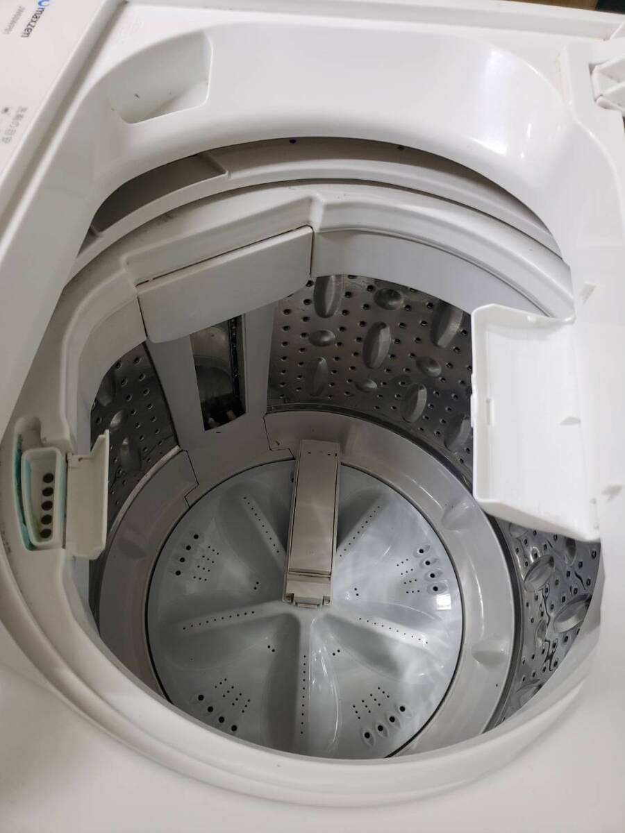 (4924) maxzen 全自動洗濯機 JW60WP01 6.0kg 毛布 ソフト 風乾燥 2019年製 中古 動作品 引き取り可 大阪 1円スタートの画像8