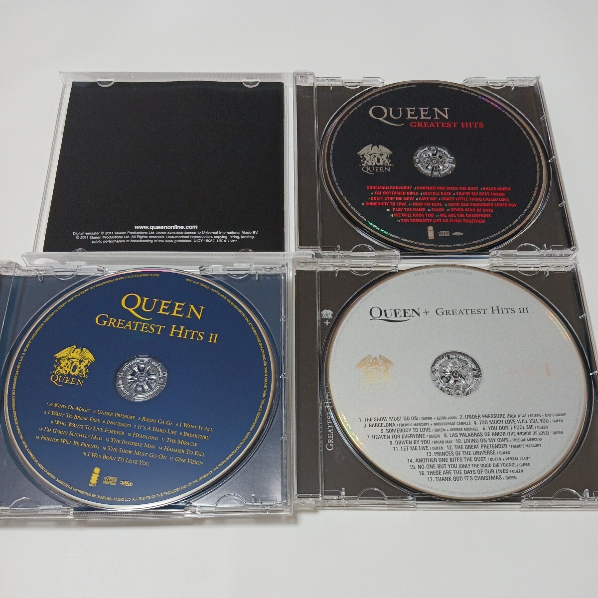 QUEEN Greatest hit 1 2 3 クイーン・プラチナム・コレクション (Platinum Collection, Vols. 1-3) 3枚組CDアルバムCD BEST【中古美品 】の画像5