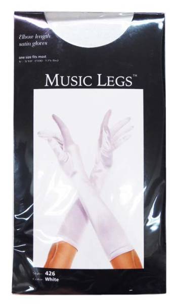 A287)LA departure MusicLegs elbow height satin glove ML426 white elbow height wedding two next . wedding Princess costume cosplay gloves 