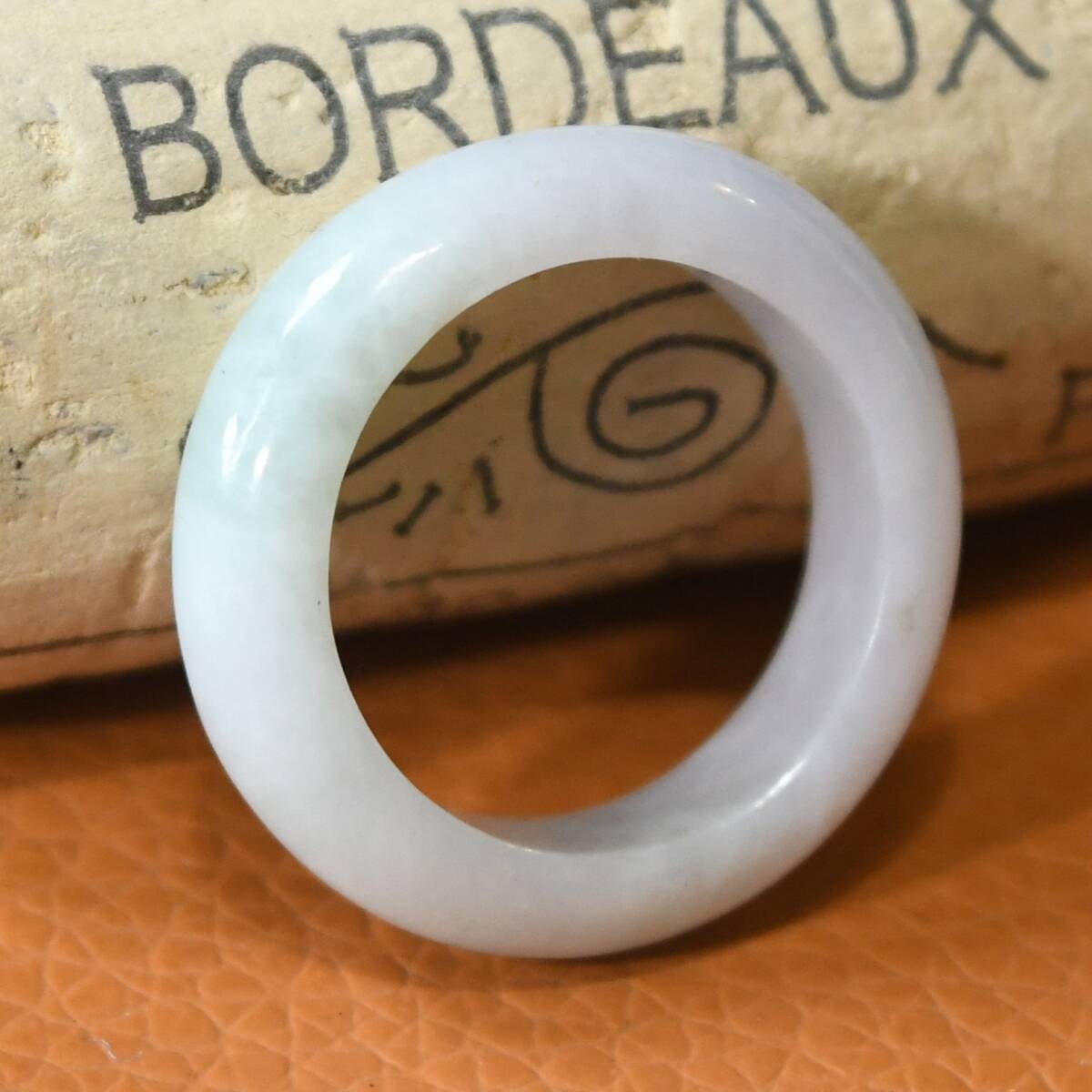 J1279 Jade Jade Ring Ring 10.5 Myanmar Jade Jeadite доставка включена