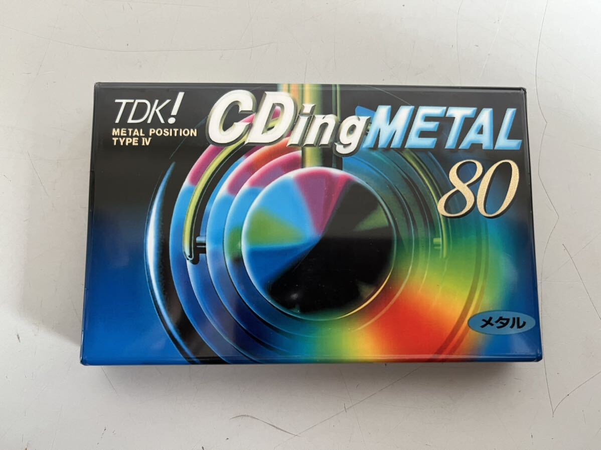 H032708 カセットテープ METAL TDK CDing メタル メタルテープ 1本 1巻 80 TYPE Ⅳの画像1