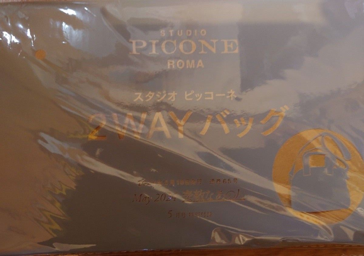 素敵なあの人5月号付録　スタジオピッコーネ2WAYバッグ