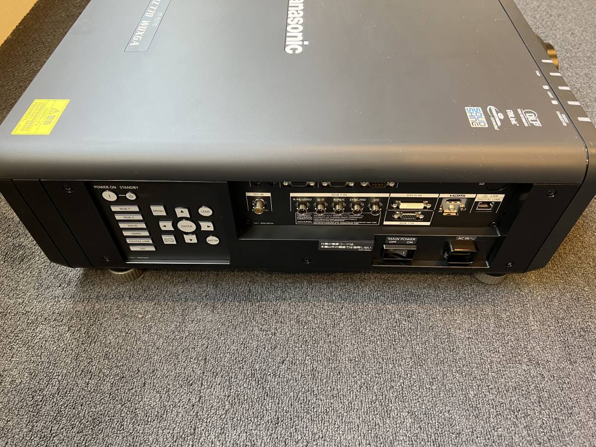 55000円 *H-412 *プロジェクター/Panasonic/PT-RZ770/ビジネス 55000円 *H-412 *プロジェクター/Panasonic/PT-RZ770/ビジネス
