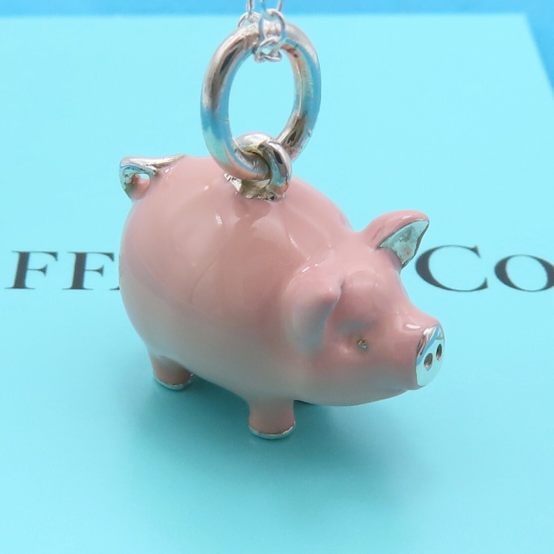 極希少 美品 Tiffany&Co ティファニー ピンク ピギー シルバー 極希少 美品 Tiffany&Co ティファニー ピンク ピギー シルバー