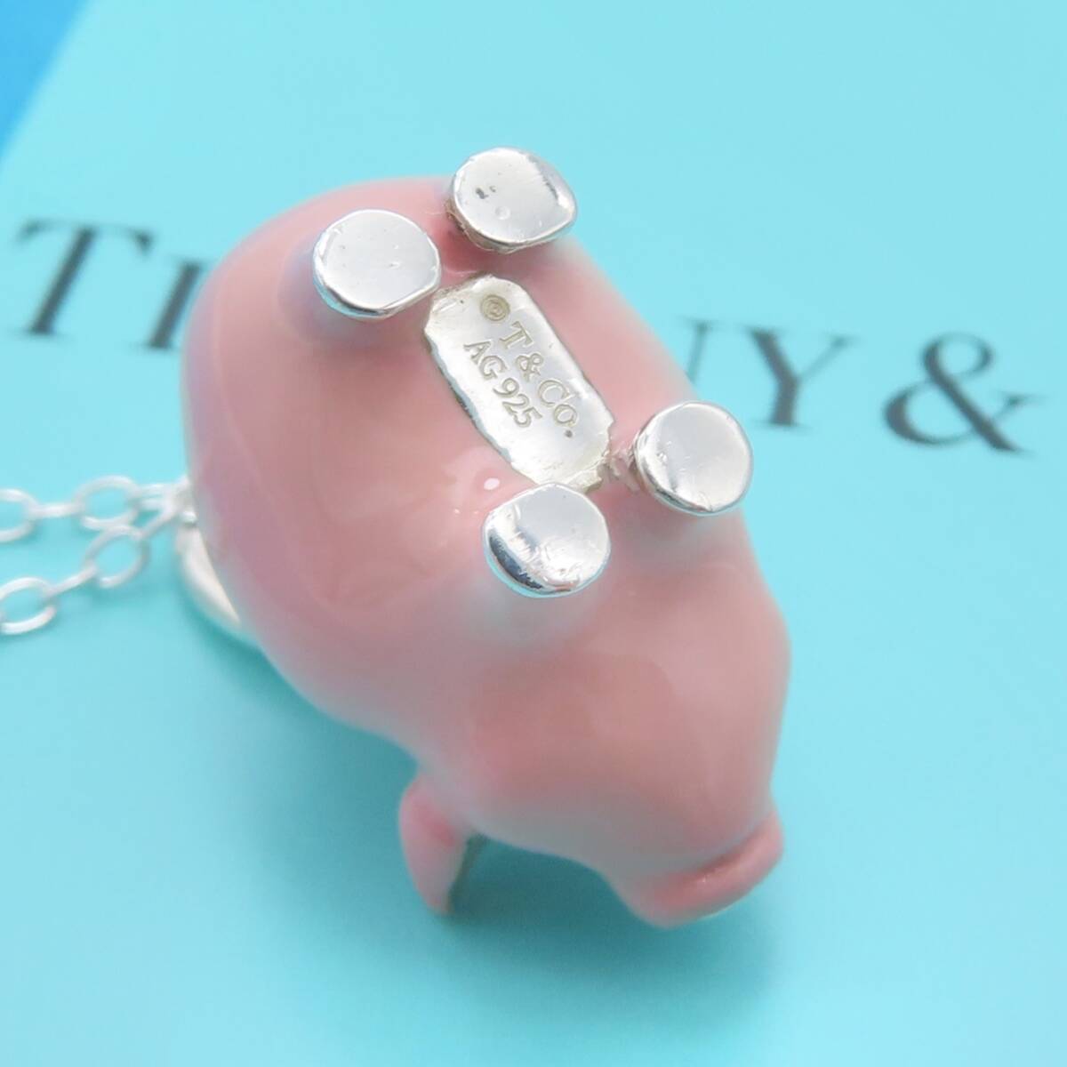極希少 美品 Tiffany&Co ティファニー ピンク ピギー シルバー 極希少 美品 Tiffany&Co ティファニー ピンク ピギー シルバー