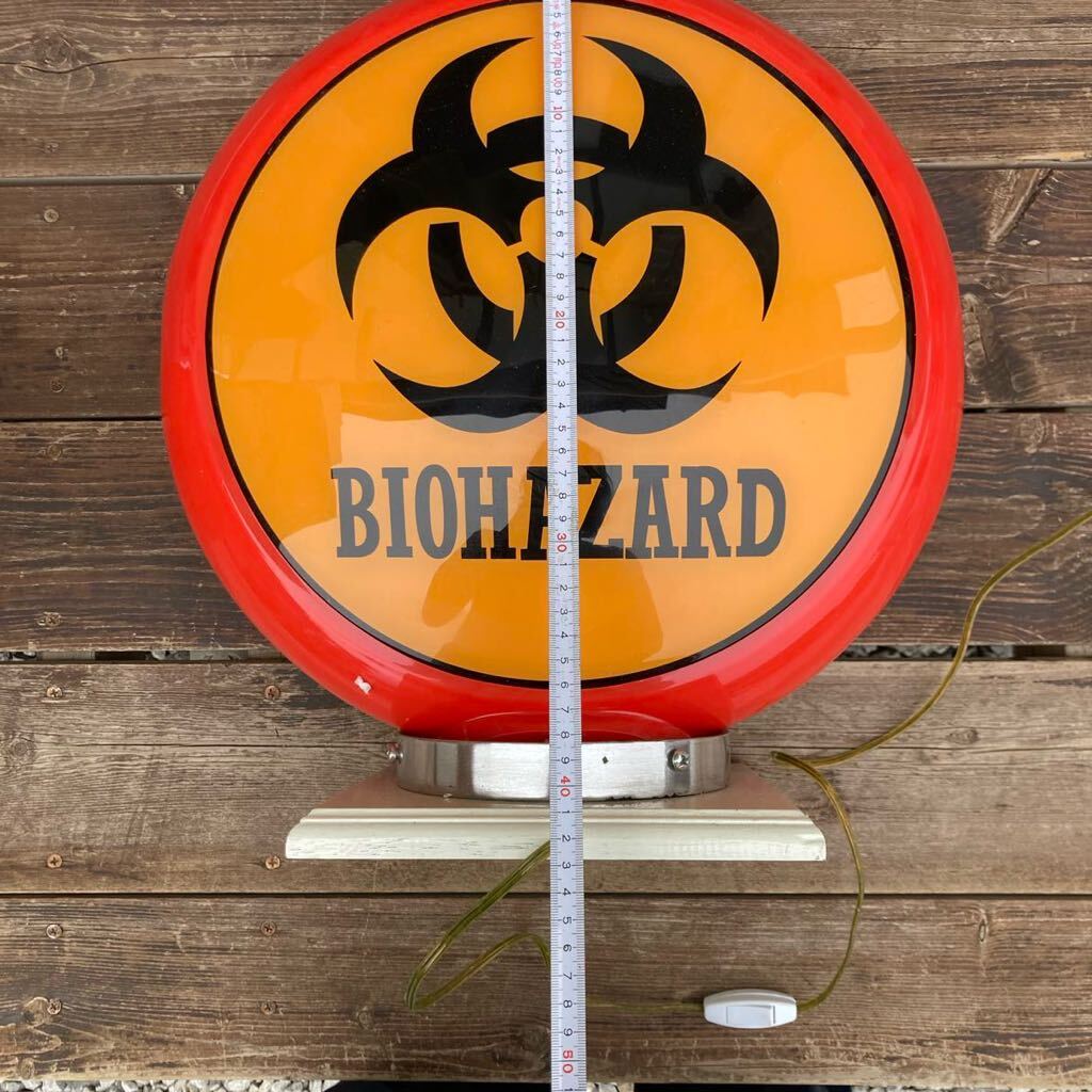 biohazard バイオハザード 照明 電飾看板 ランプ点灯ok 電気 の画像3
