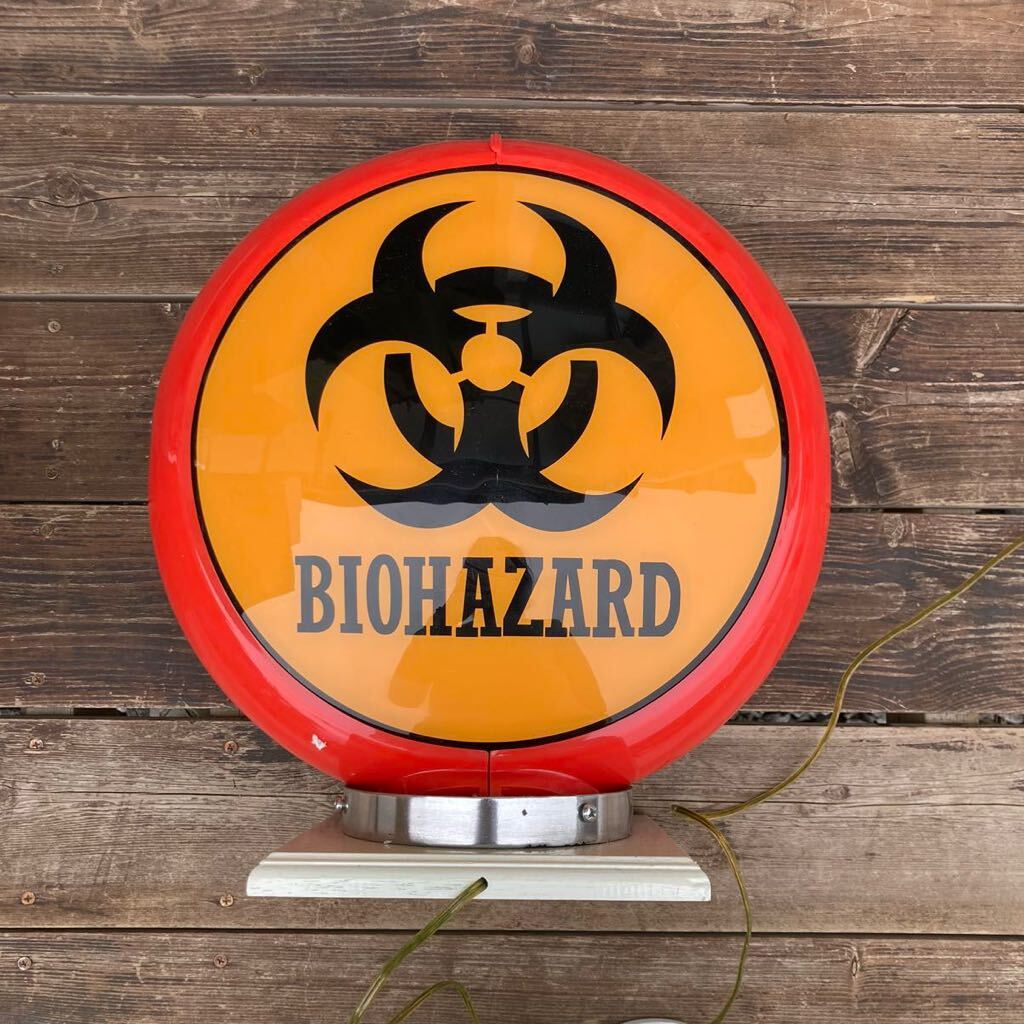 biohazard バイオハザード 照明 電飾看板 ランプ点灯ok 電気 の画像2