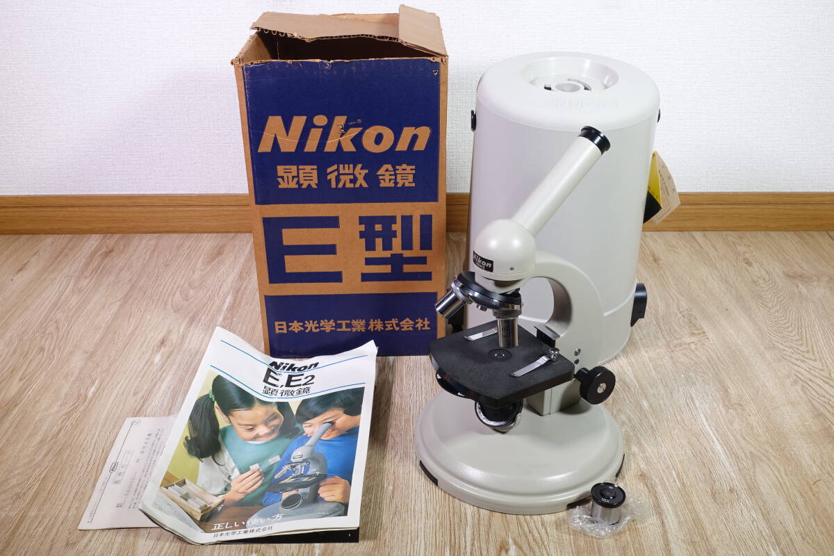Nikon Nikon микроскоп E type Showa Retro состояние чистый контрольный номер 4949